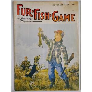 Vintage 1961 Fur Fish Game Hunting Magazine November Edition